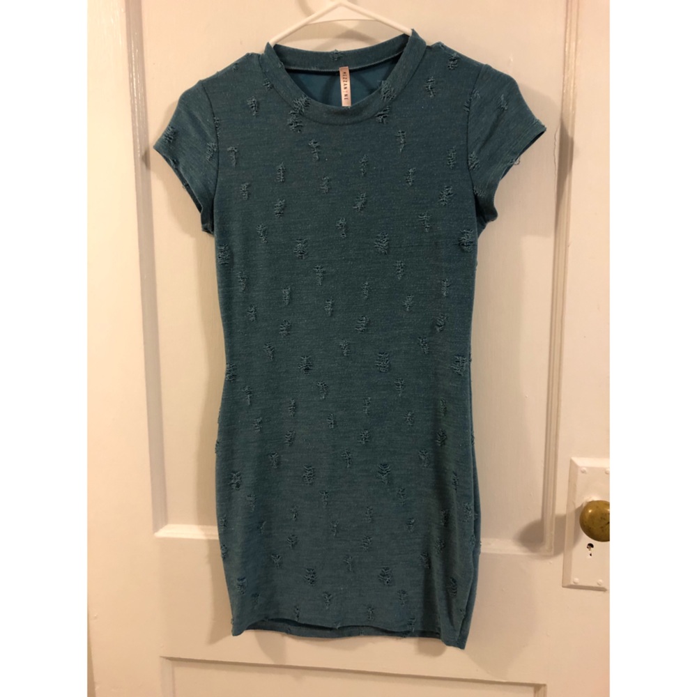 Blue Body-con Dress